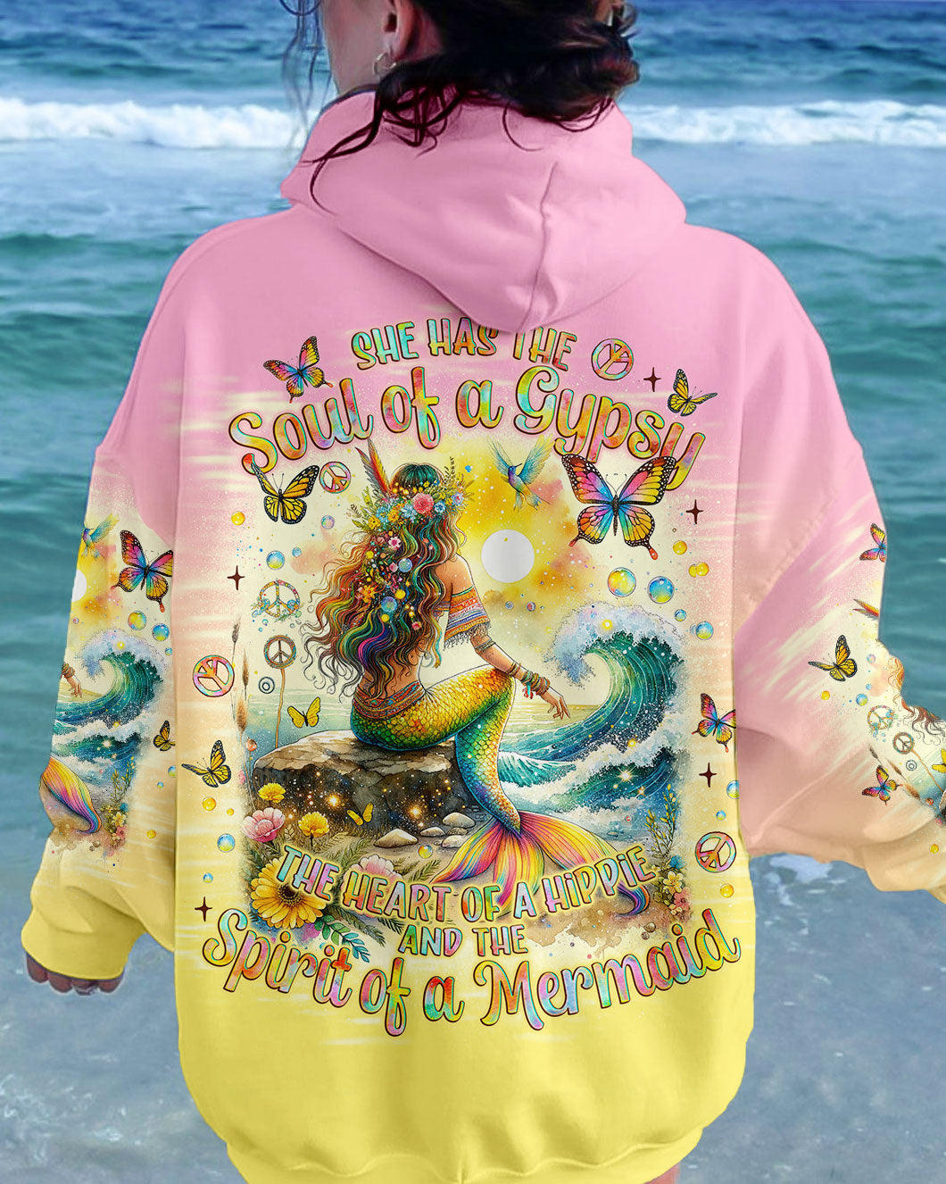 SPIRIT OF A MERMAID SUNSET ALL OVER PRINT - TLNO0712231