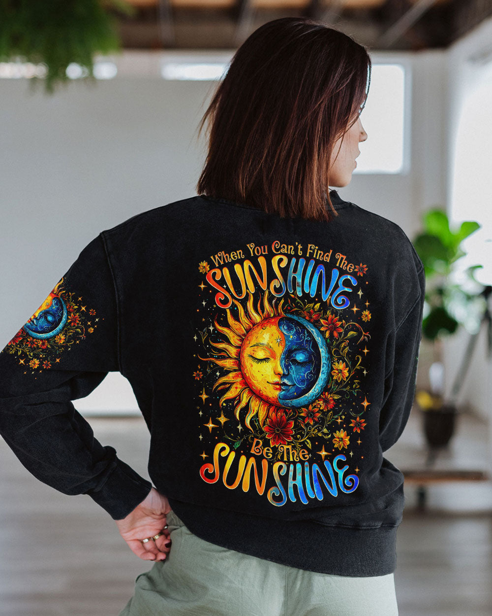 BE THE SUNSHINE SUN AND MOON ALL OVER PRINT - TYTM1212242