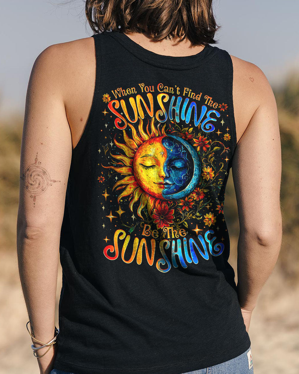 BE THE SUNSHINE SUN AND MOON ALL OVER PRINT - TYTM1212242