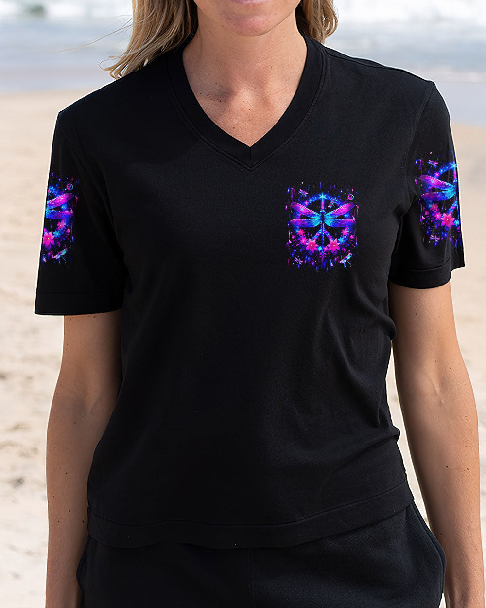 I BELIEVE THERE ARE ANGELS AMONG US DRAGONFLY ALL OVER PRINT - YHHN2512242
