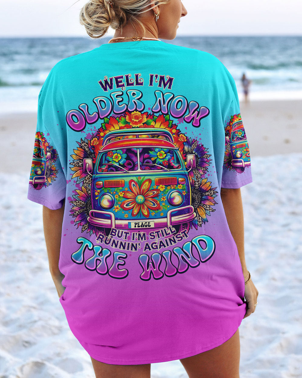 RUNNING AGAINST THE WIND COLORFUL ALL OVER PRINT - TLNO1108231