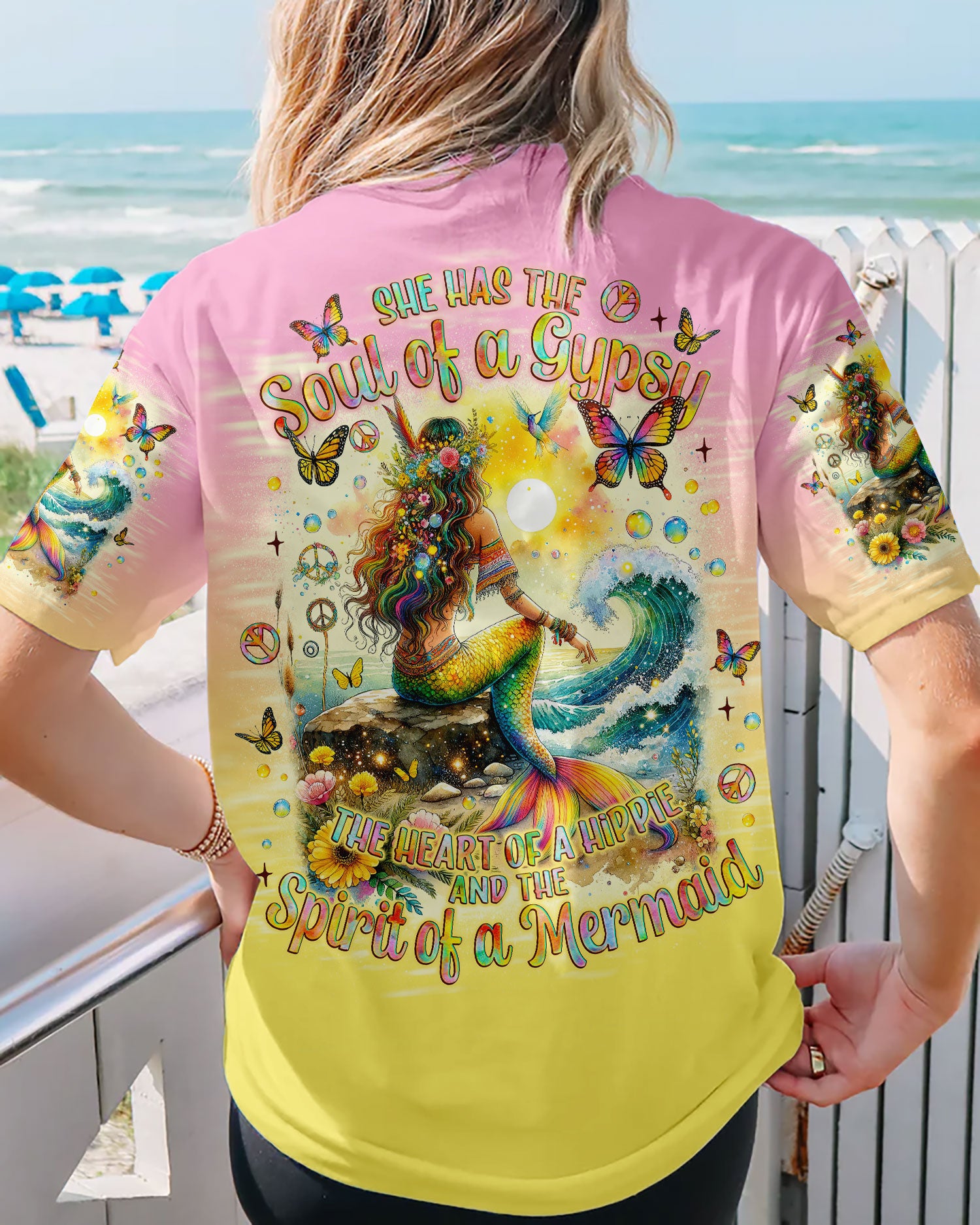 SPIRIT OF A MERMAID SUNSET ALL OVER PRINT - TLNO0712231