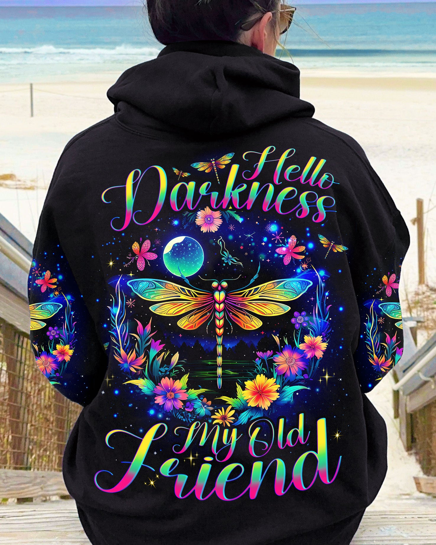 HELLO DARKNESS MY OLD FRIEND DRAGONFLY ALL OVER PRINT - TLNO1912231