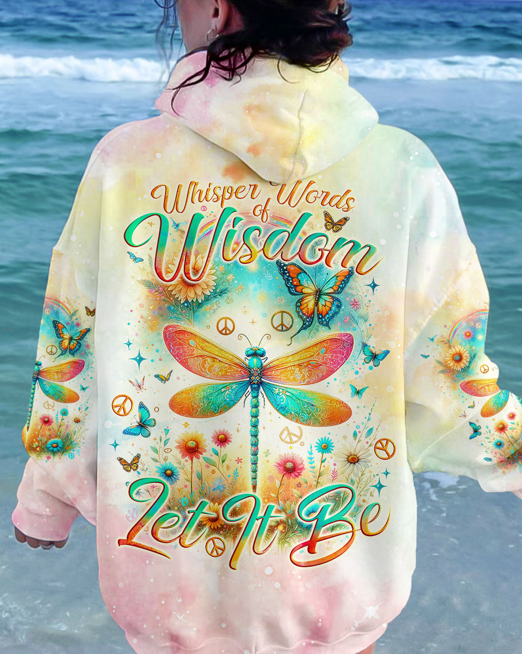 WHISPER WORDS OF WISDOM DRAGONFLY ALL OVER PRINT - TLNO2712231