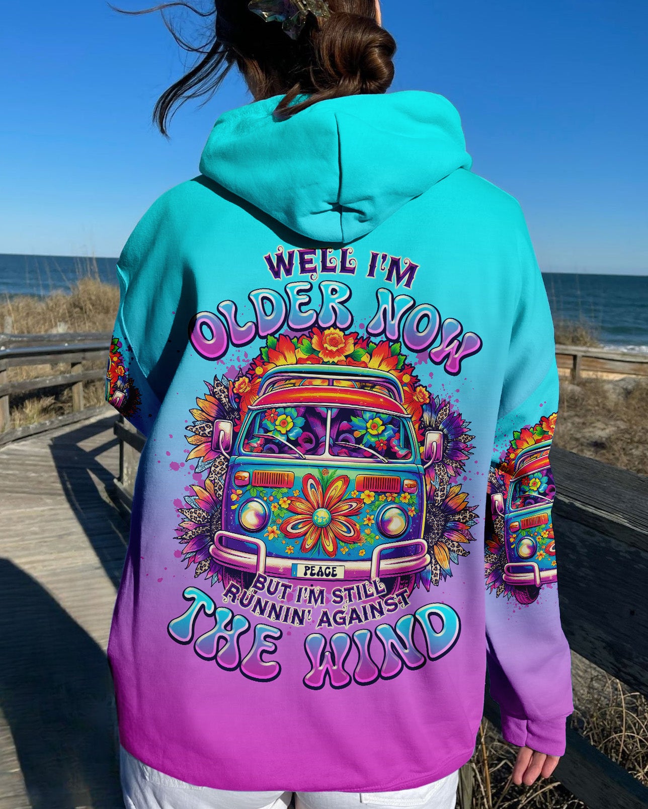 RUNNING AGAINST THE WIND COLORFUL ALL OVER PRINT - TLNO1108231