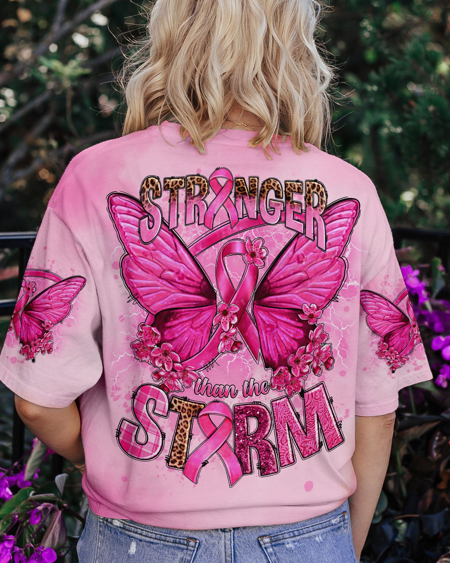 STRONGER THAN THE STORM BUTTERFLY ALL OVER PRINT - TLNO1208231