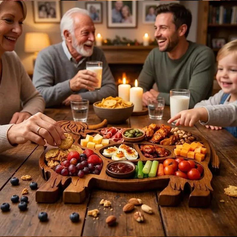 🔥Today’s Deal! Highland Cow Charcuterie Board for Farmhouse Kitchens