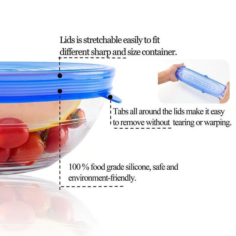 🔥Limited 50% OFF|50K+ SOLD!🔥Silicone Stretch Lids