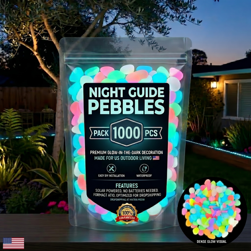 🔥LAST DAY SALE - 65%OFF🔥🌈Colorful Glow-in-the-Dark Garden Stones