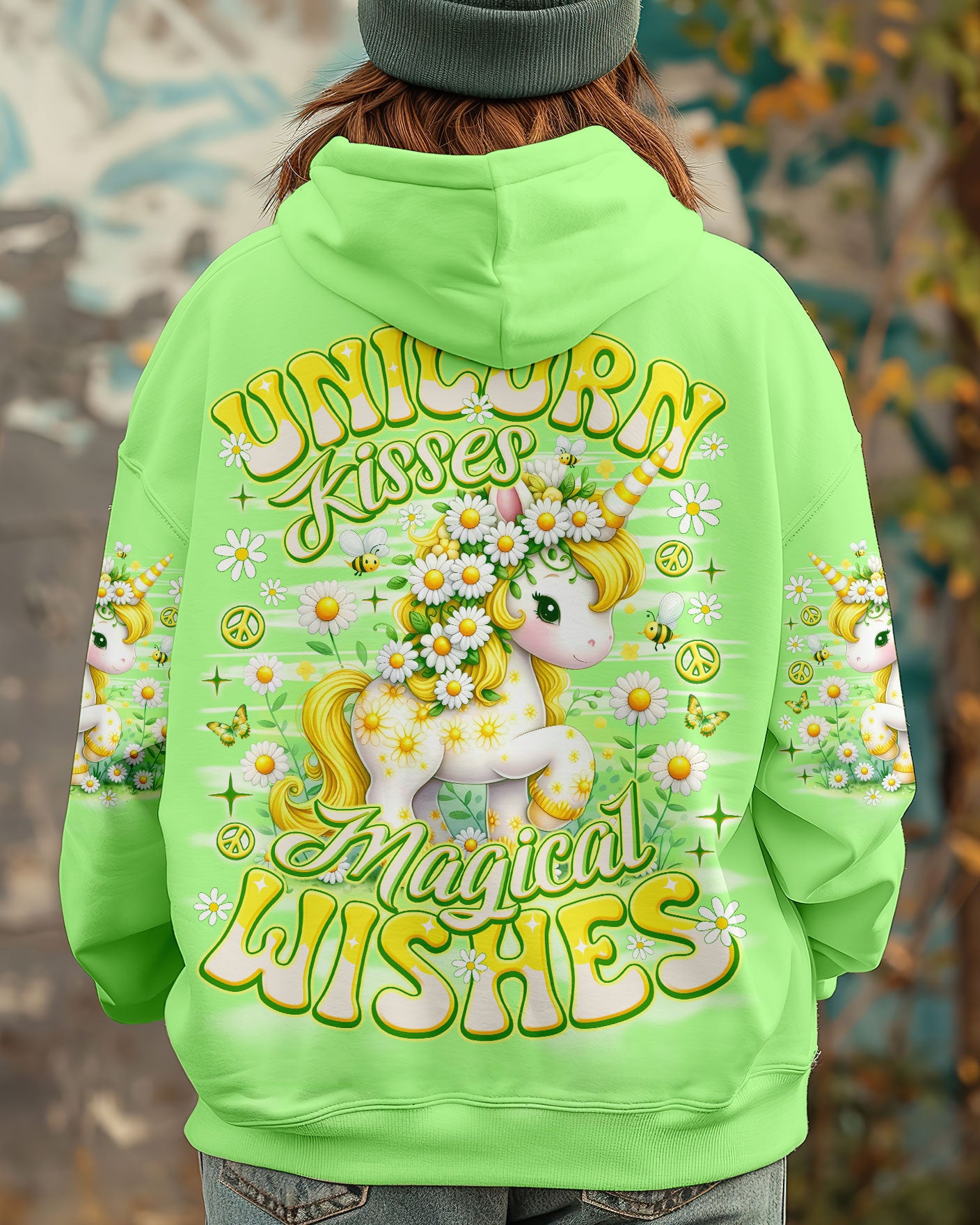 UNICORN KISSES MAGICAL WISHES ALL OVER PRINT - TLNO0207251