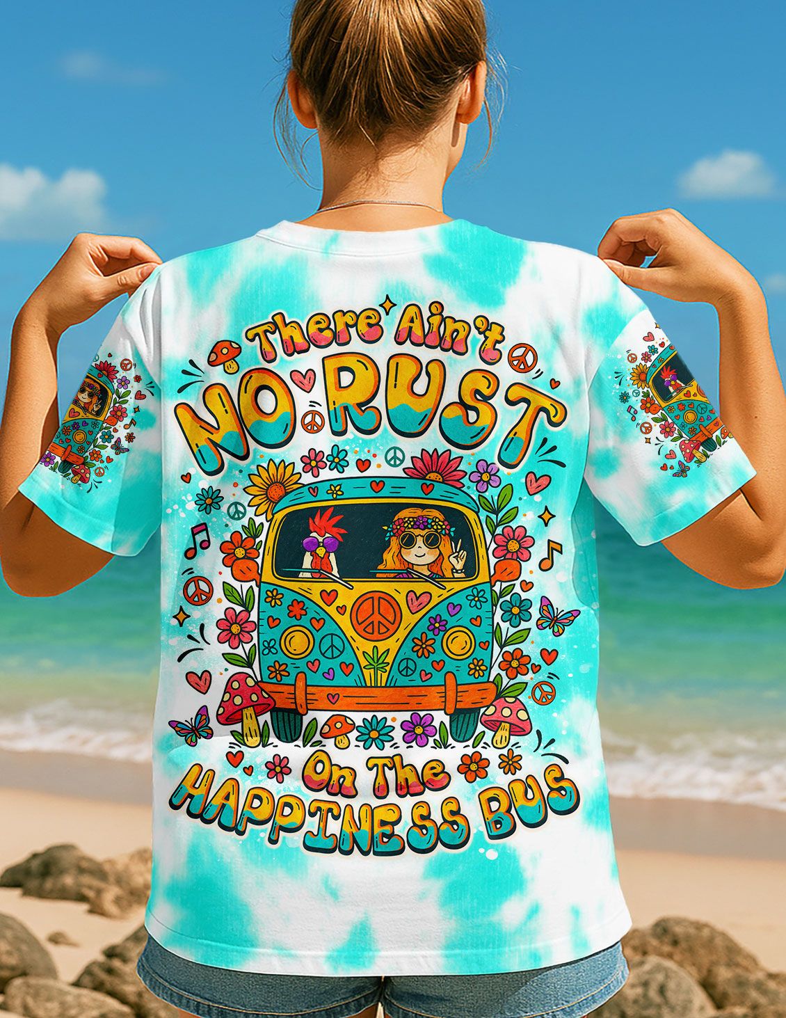 HAPPINESS BUS TIE DYE ALL OVER PRINT - TLNO2706253