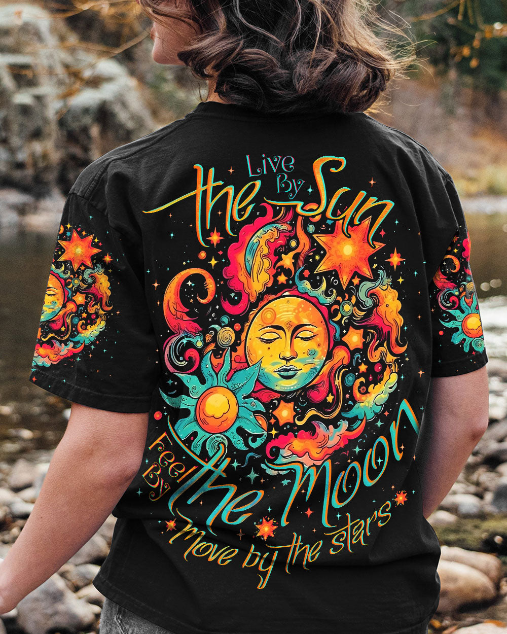LIVE BY THE SUN COLORFUL ALL OVER PRINT - TLNO2505232