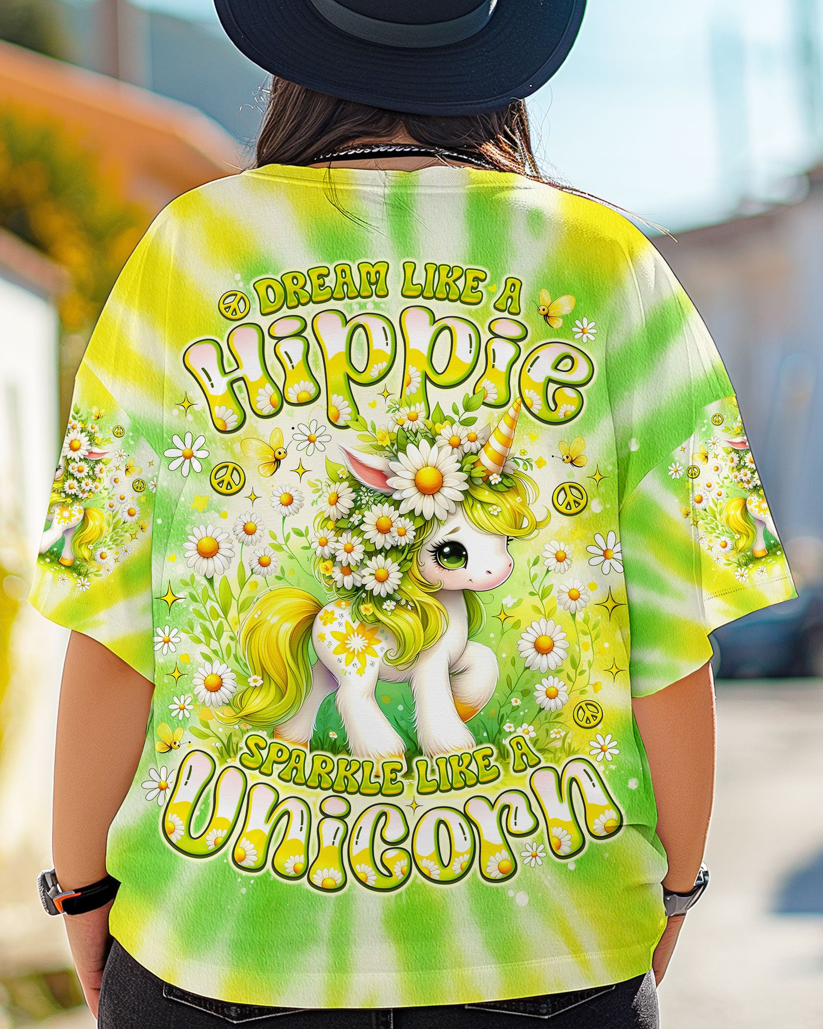 SPARKLE LIKE A UNICORN TIE DYE ALL OVER PRINT - TLNO0407251