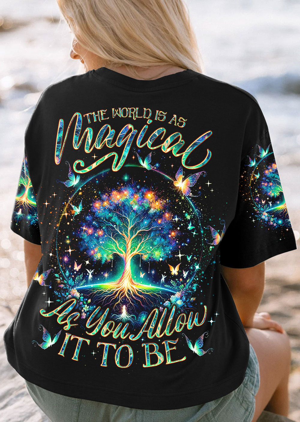 THE WORLD IS AS MAGICAL TREE OF LIFE ALL OVER PRINT - TLNO0801241