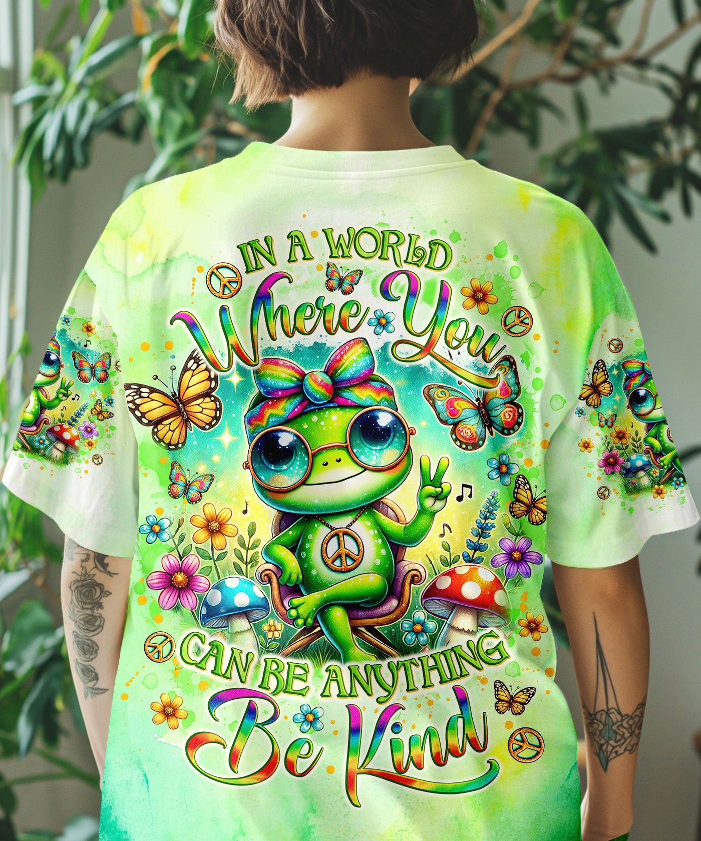 BE KIND FROG ALL OVER PRINT - TLNO3107243
