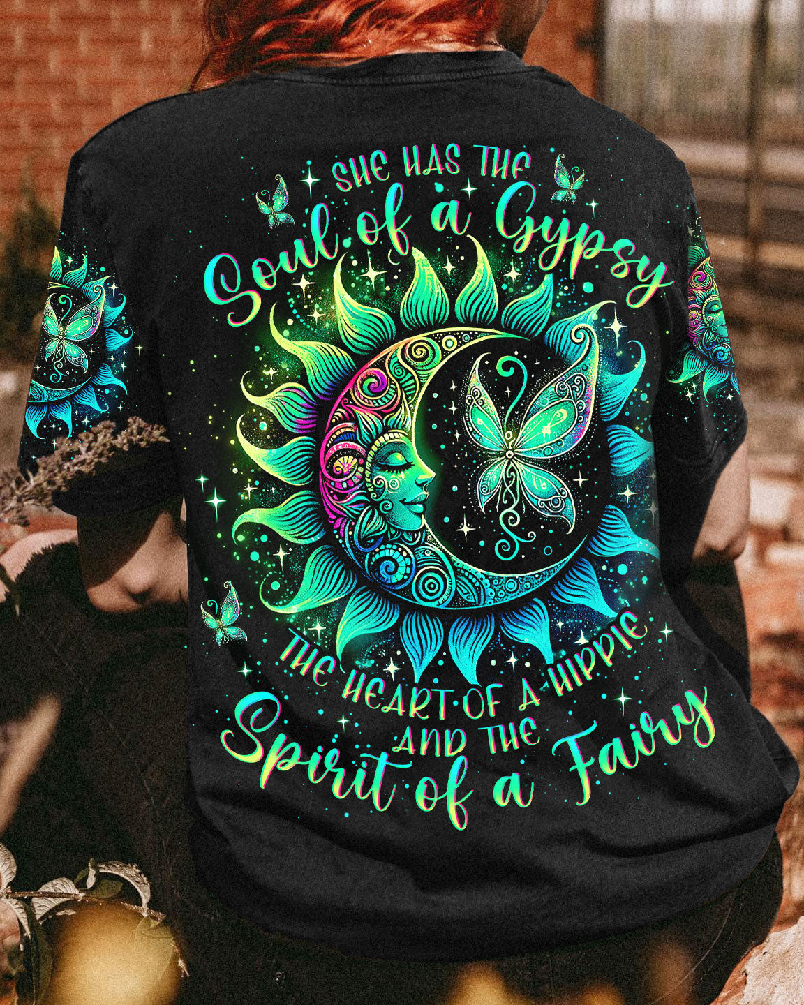 SPIRIT OF A FAIRY SUN MOON ALL OVER PRINT - TLNO1201241