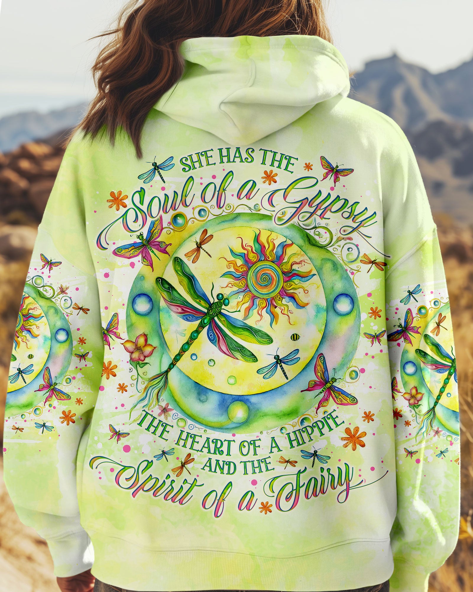 SPIRIT OF A FAIRY DRAGONFLY ALL OVER PRINT - TLNO1609242
