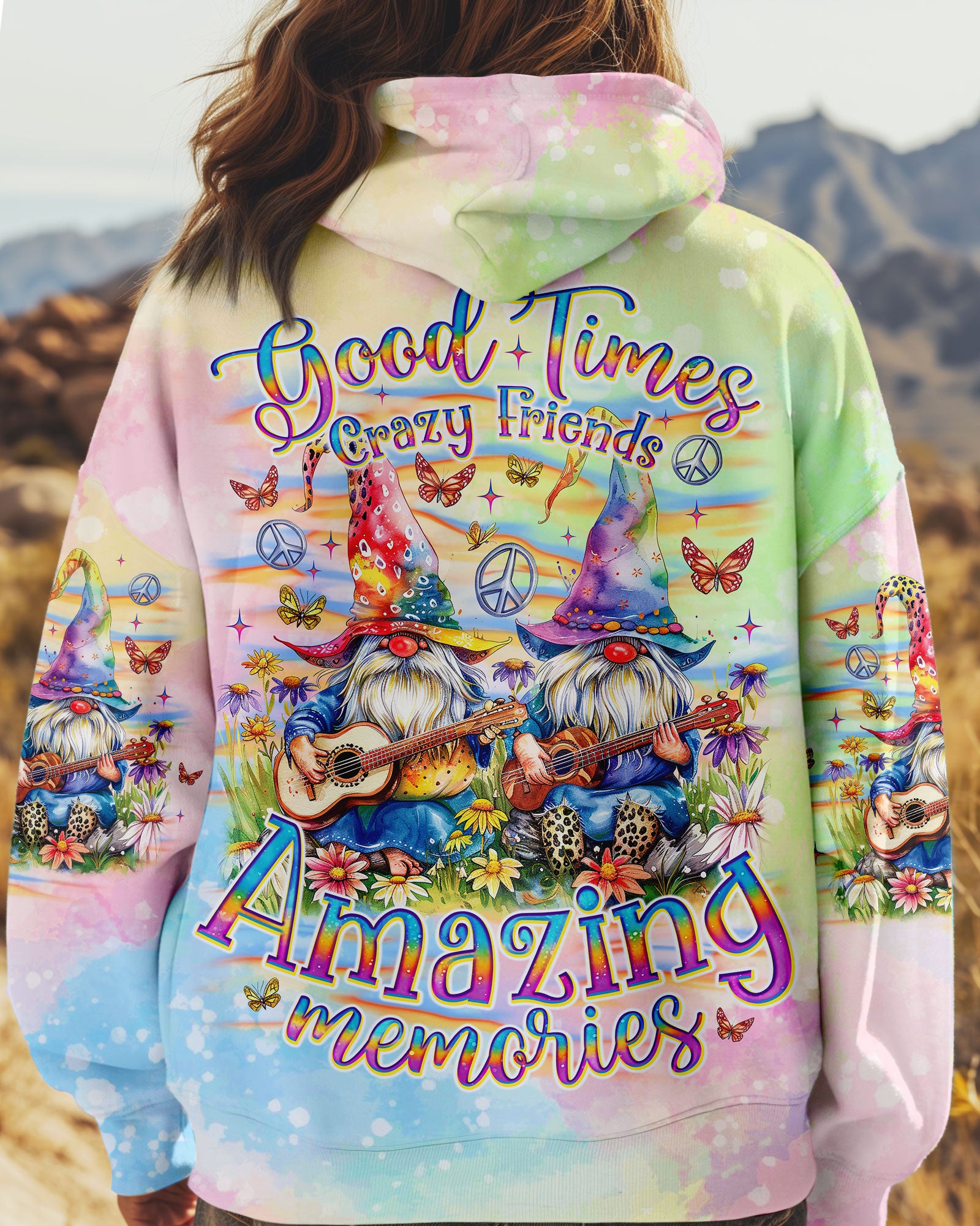 GOOD TIMES CRAZY FRIEND GNOME ALL OVER PRINT - TLNO2109246