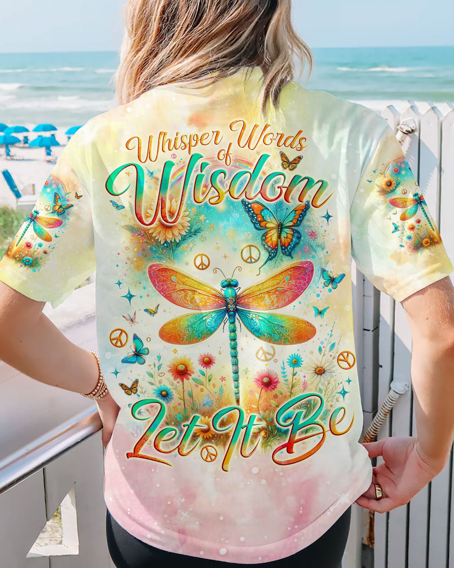 WHISPER WORDS OF WISDOM DRAGONFLY ALL OVER PRINT - TLNO2712231