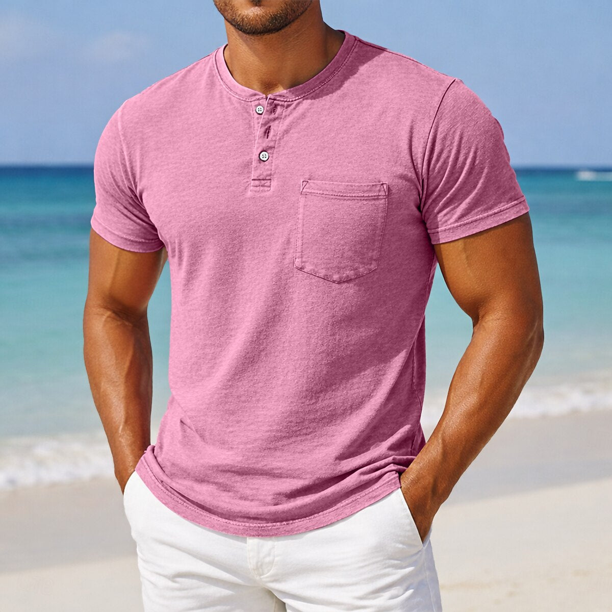 T-Shirt - Washed Cotton, Vintage Style