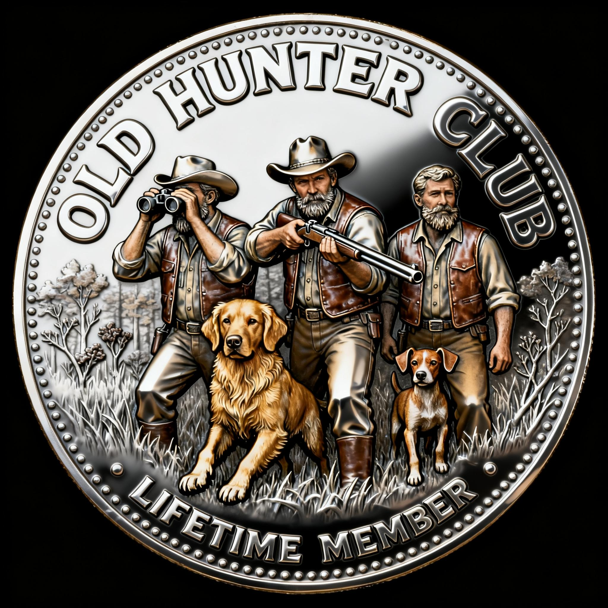 🏆Flash Sale 60% OFF - 🦌Old Hunter Club: Lucky Coin & Lifetime Glory Medal