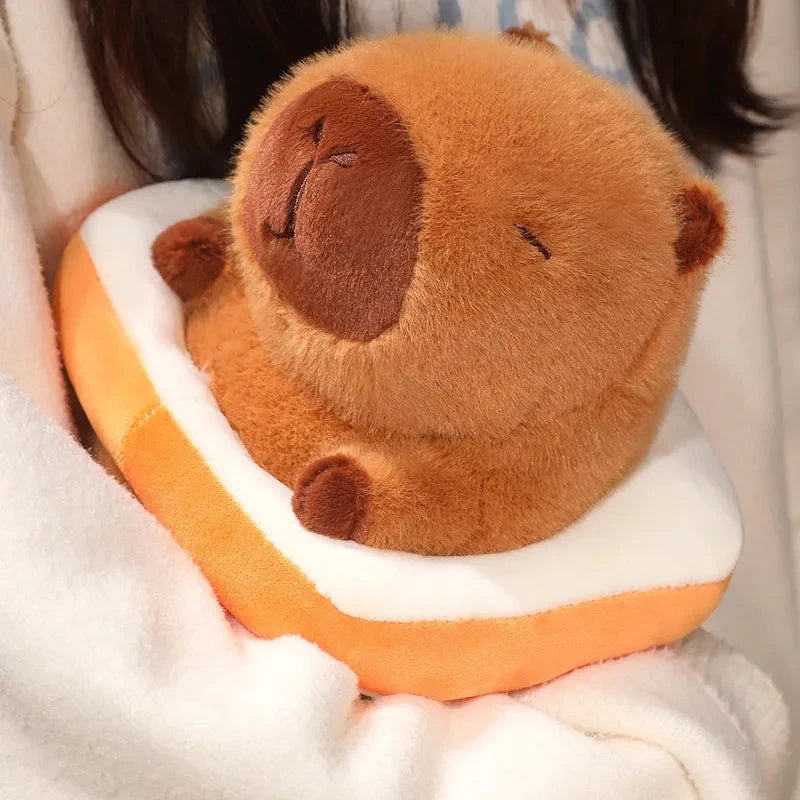 Fluffy Capybara with Float Plushie