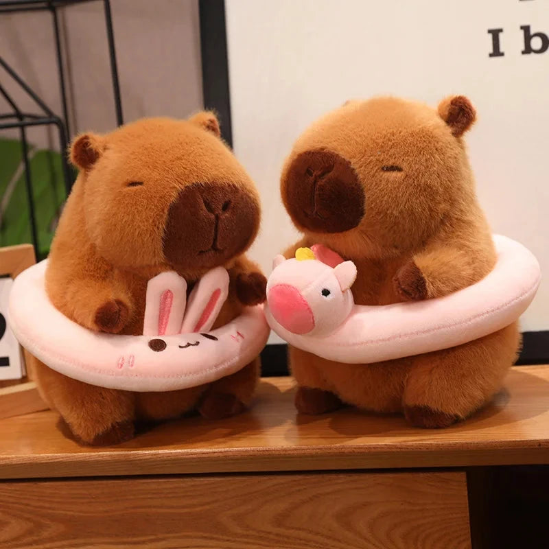 Fluffy Capybara with Float Plushie