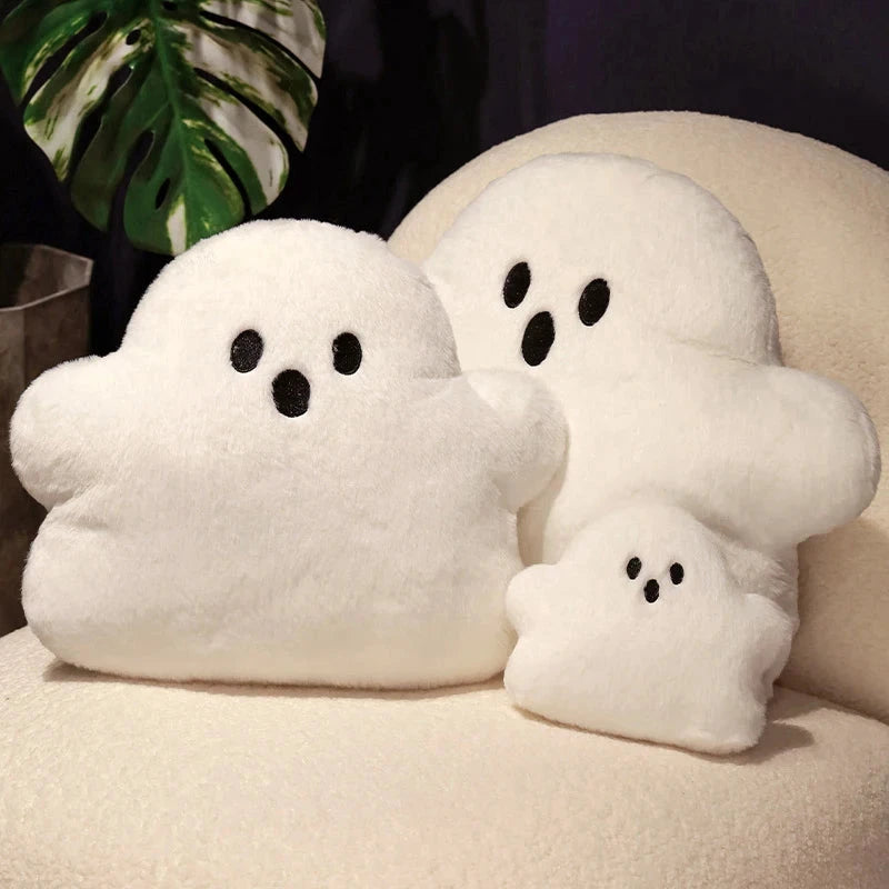 Ghost White Cloud Plush Pillow