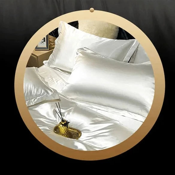 Turquoise Mulberry Silk Bedding Set