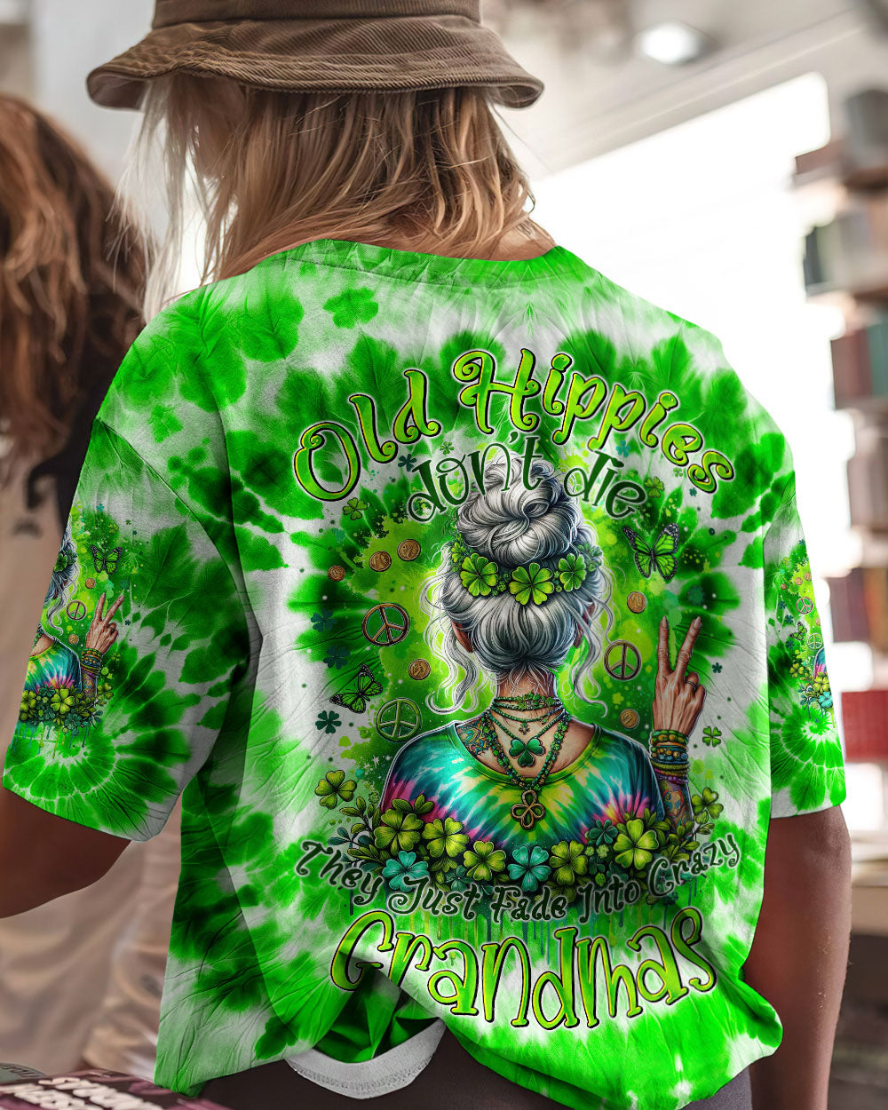 OLD HIPPIES TIE DYE PATRICK'S DAY ALL OVER PRINT - TYTM1101241