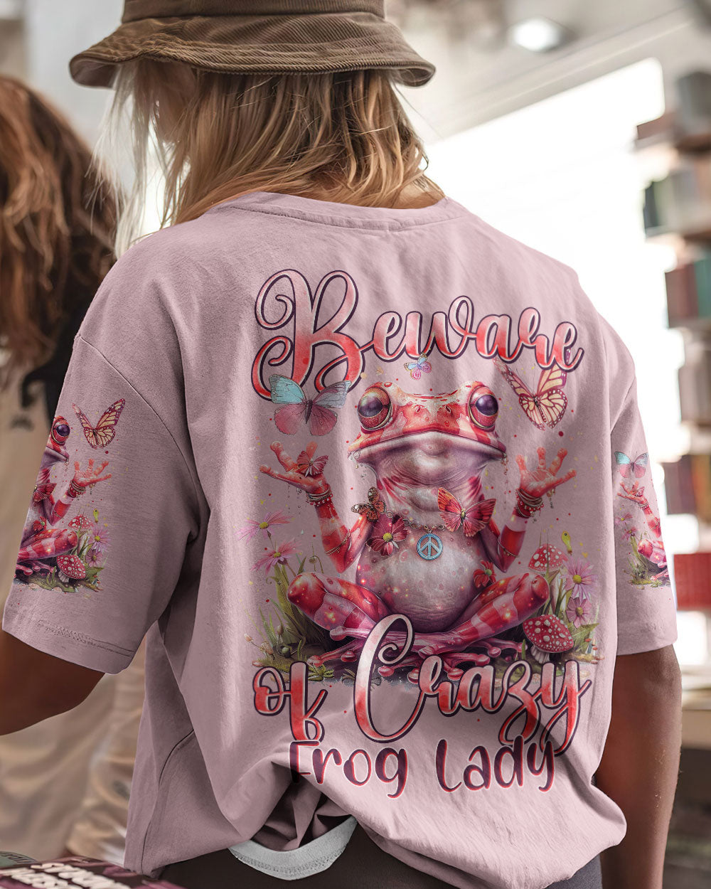 BEWARE OF CRAZY FROG LADY ALL OVER PRINT - TYTM1803241