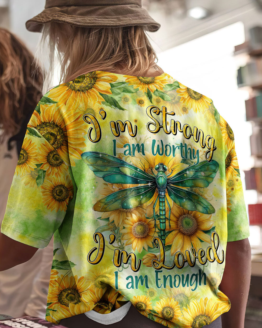 I AM ENOUGH DRAGONFLY ALL OVER PRINT - TYTM1004241