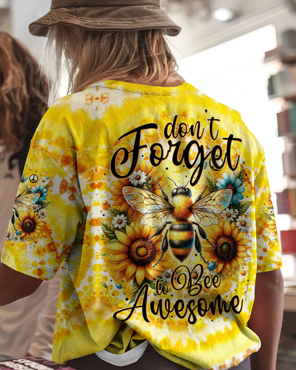 DON'T FORGET TO BEE AWESOME TIE DYE ALL OVER PRINT - TYTM3101243