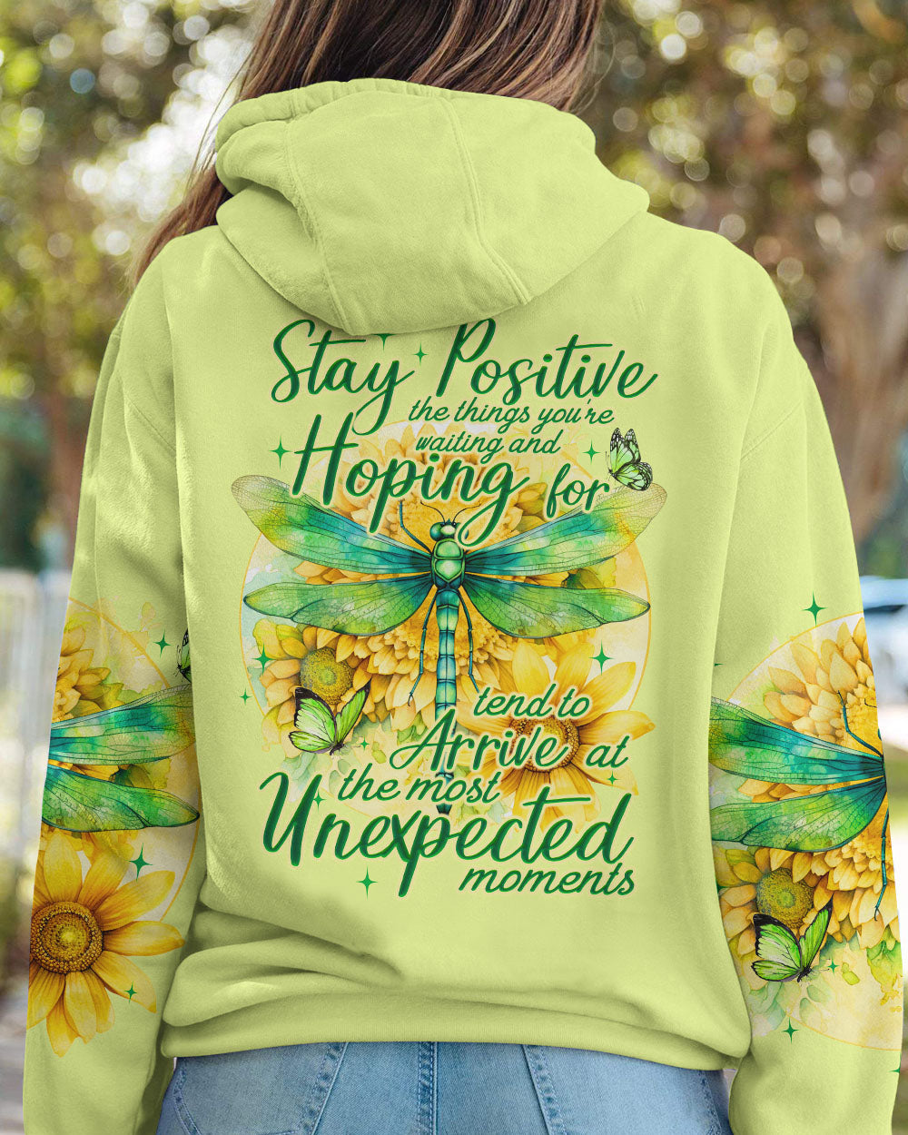 STAY POSITIVE DRAGONFLY ALL OVER PRINT - TYQY1410233