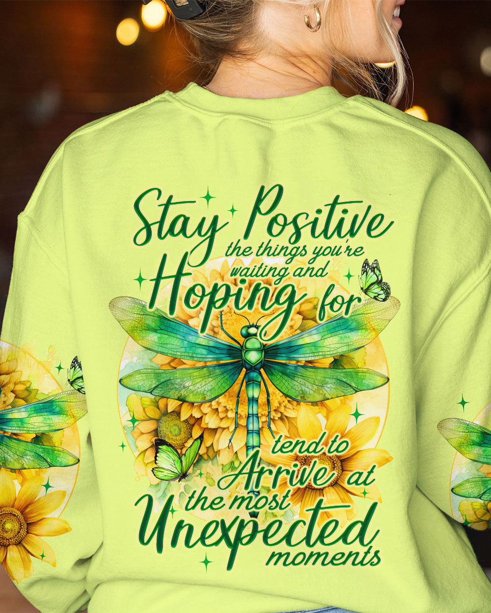 STAY POSITIVE DRAGONFLY ALL OVER PRINT - TYQY1410233