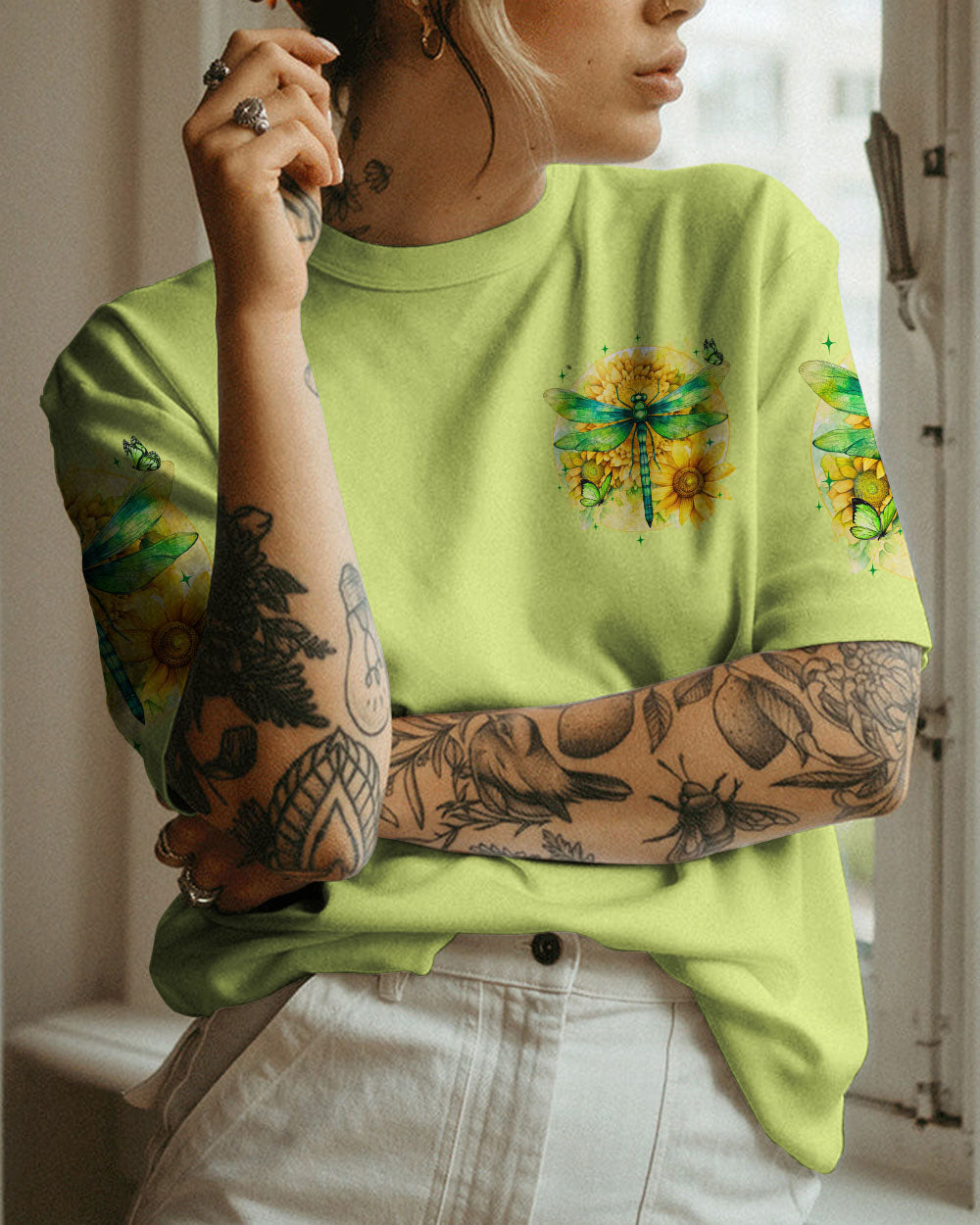 STAY POSITIVE DRAGONFLY ALL OVER PRINT - TYQY1410233