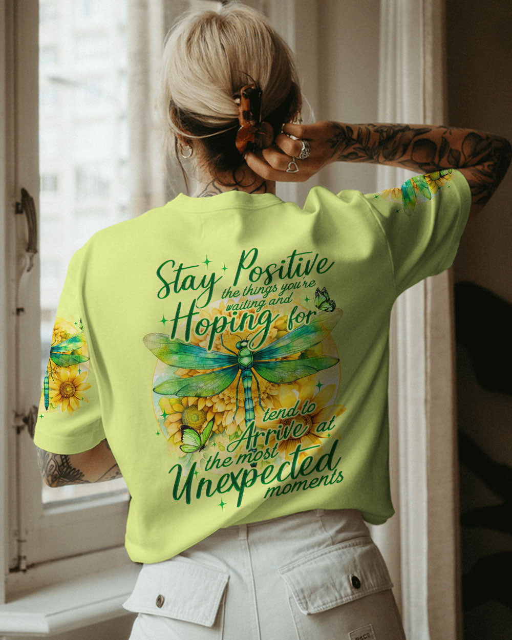 STAY POSITIVE DRAGONFLY ALL OVER PRINT - TYQY1410233