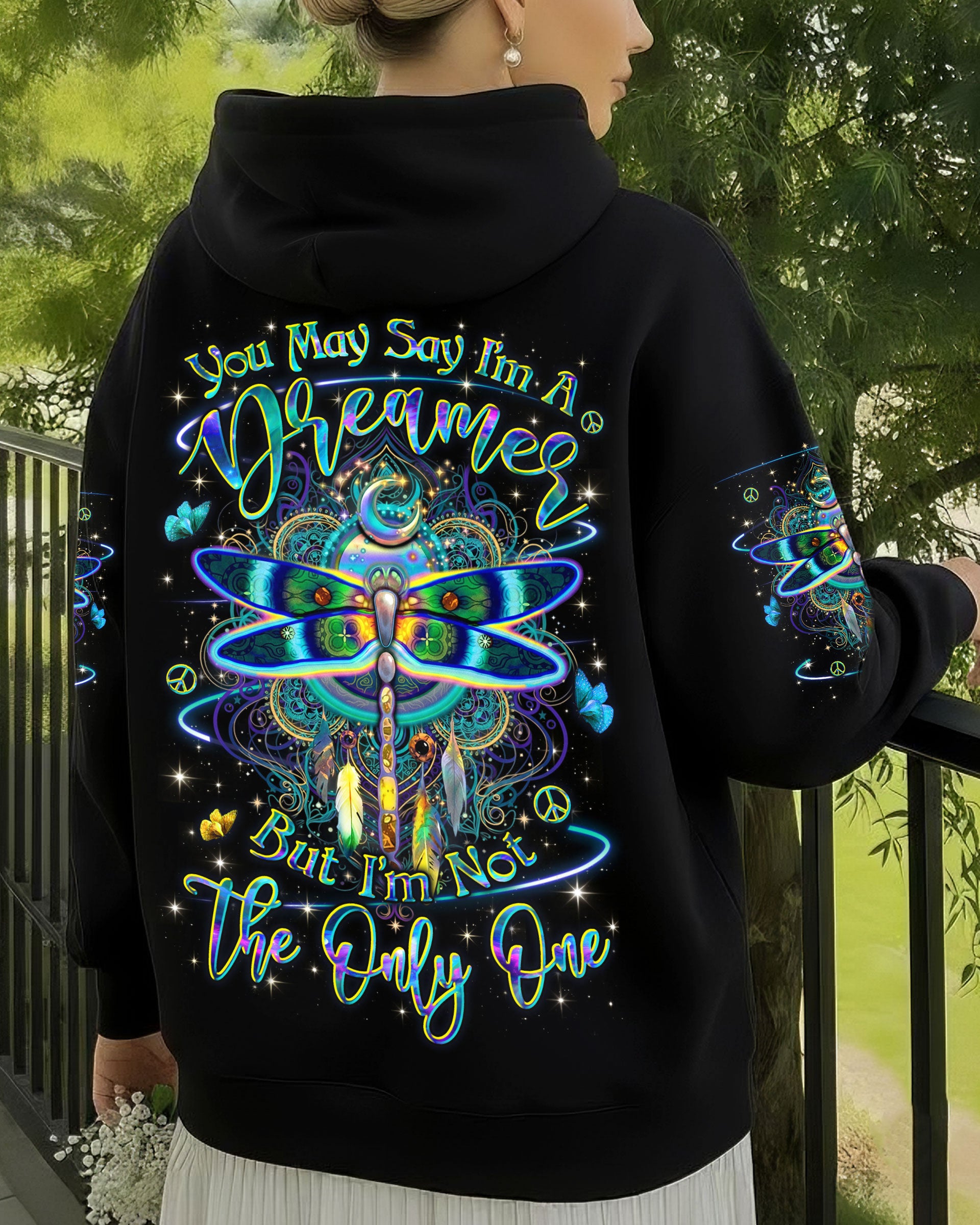 YOU MAY SAY I'M A DREAMER DRAGONFLY ALL OVER PRINT - YHLN1212252
