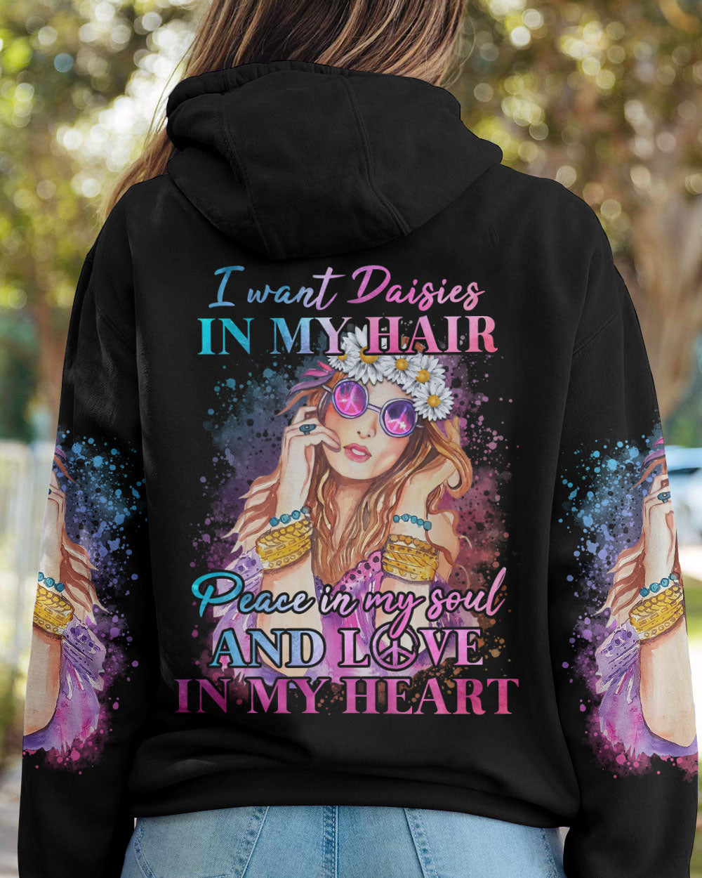 I WANT DAISIES IN MY HAIR ALL OVER PRINT - TA0102232