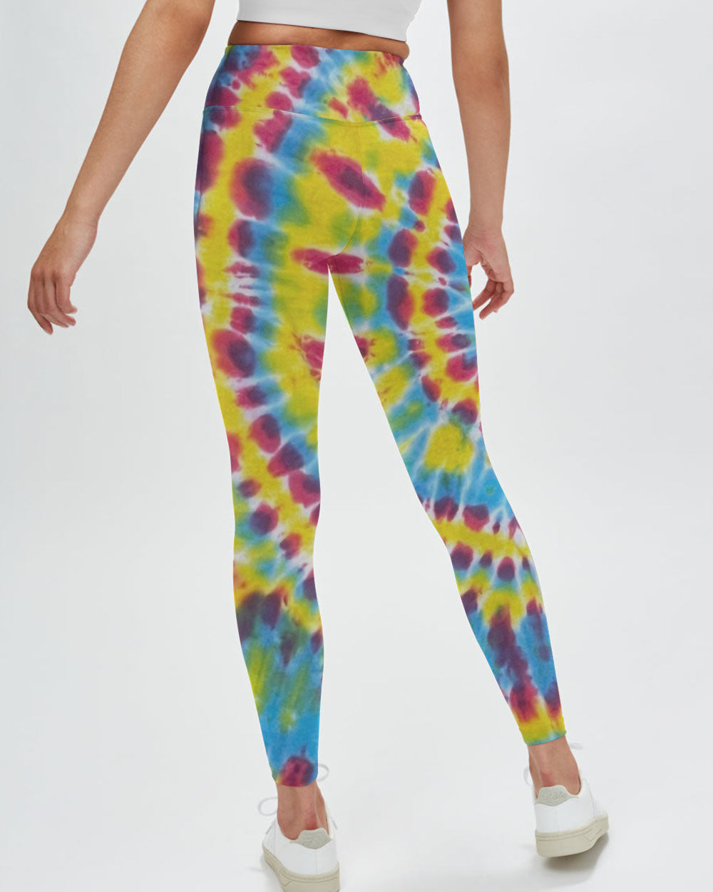 HIPPIE PEACE LOVE FLOWERS TIE DYE ALL OVER PRINT - TY31012313