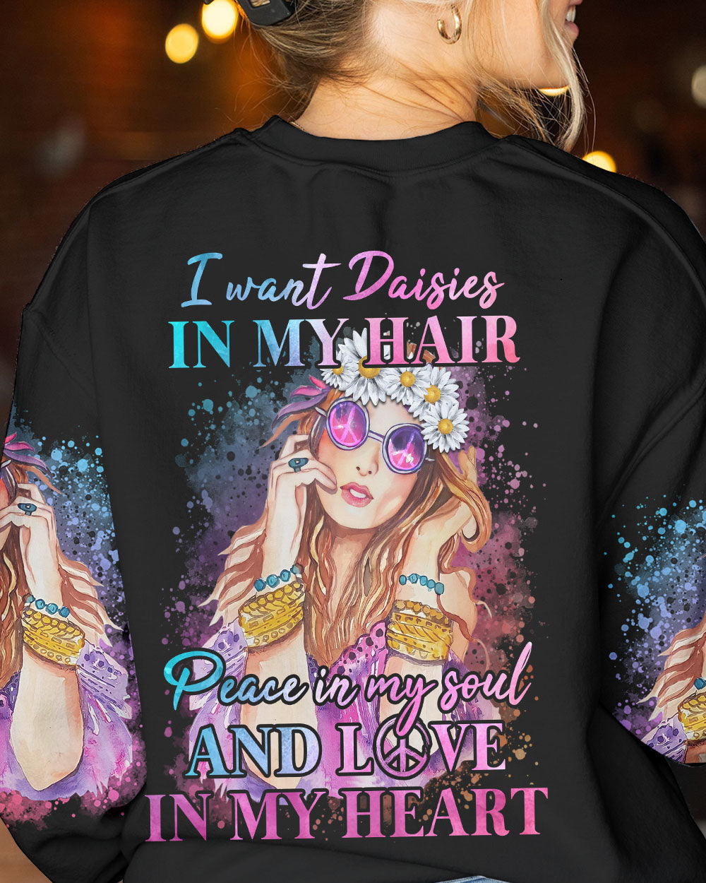 I WANT DAISIES IN MY HAIR ALL OVER PRINT - TA0102232