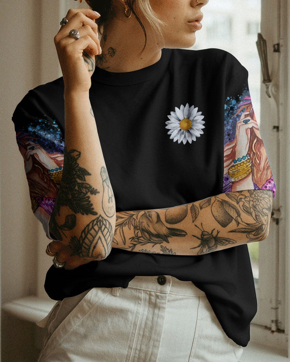 I WANT DAISIES IN MY HAIR ALL OVER PRINT - TA0102232