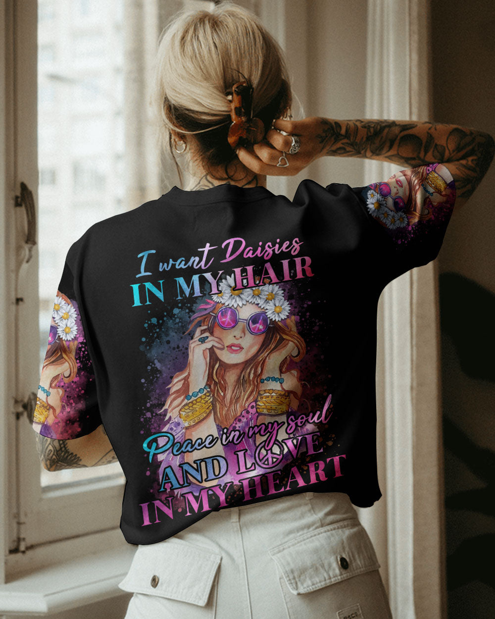 I WANT DAISIES IN MY HAIR ALL OVER PRINT - TA0102232