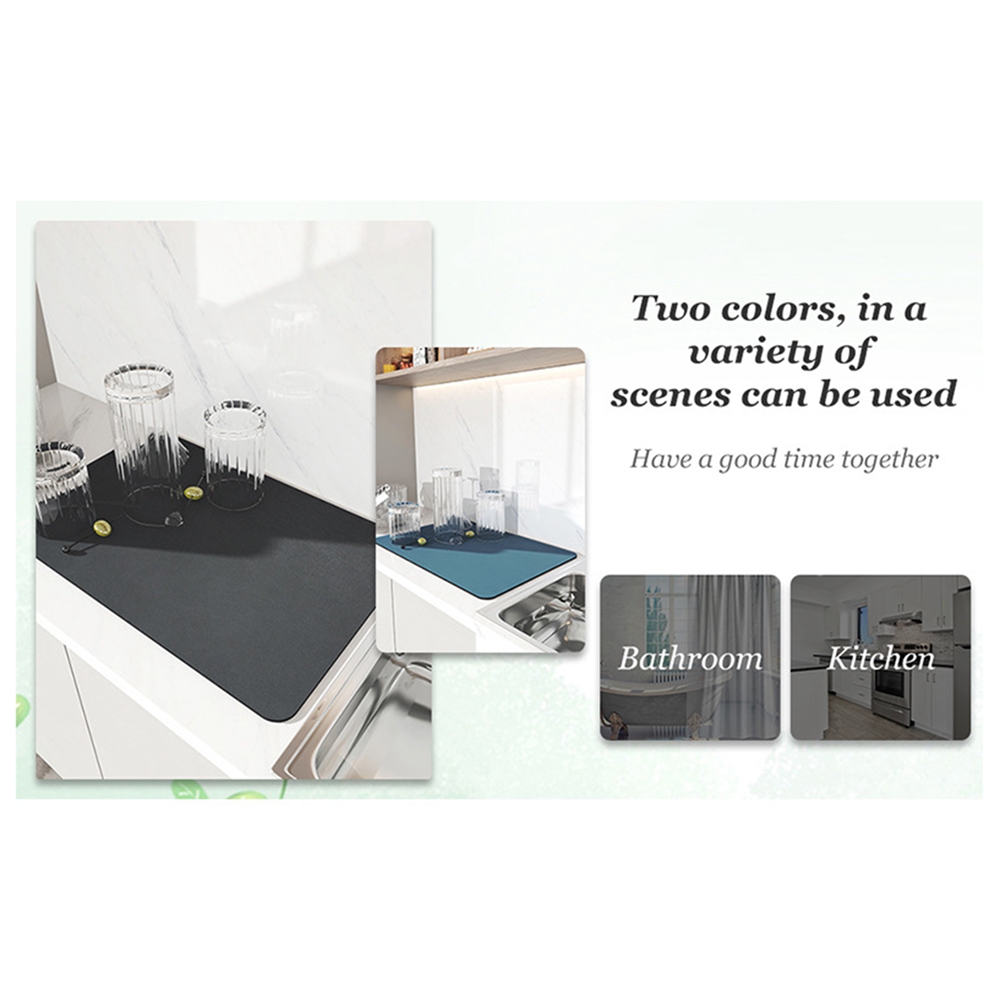 💗Mother's Day Hot Sale 49% OFF-Kitchen Super Absorbent Draining Mat (BUY 2 GET FREE SHIPPING)