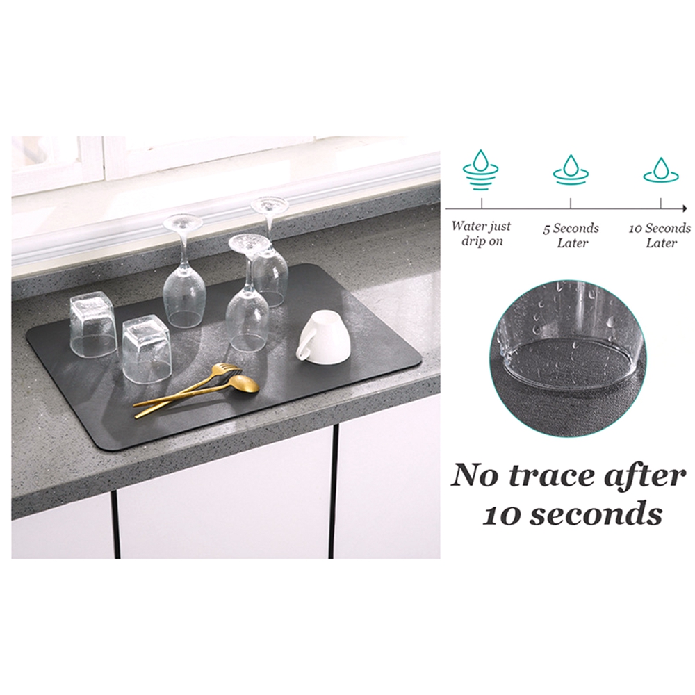 💗Mother's Day Hot Sale 49% OFF-Kitchen Super Absorbent Draining Mat (BUY 2 GET FREE SHIPPING)