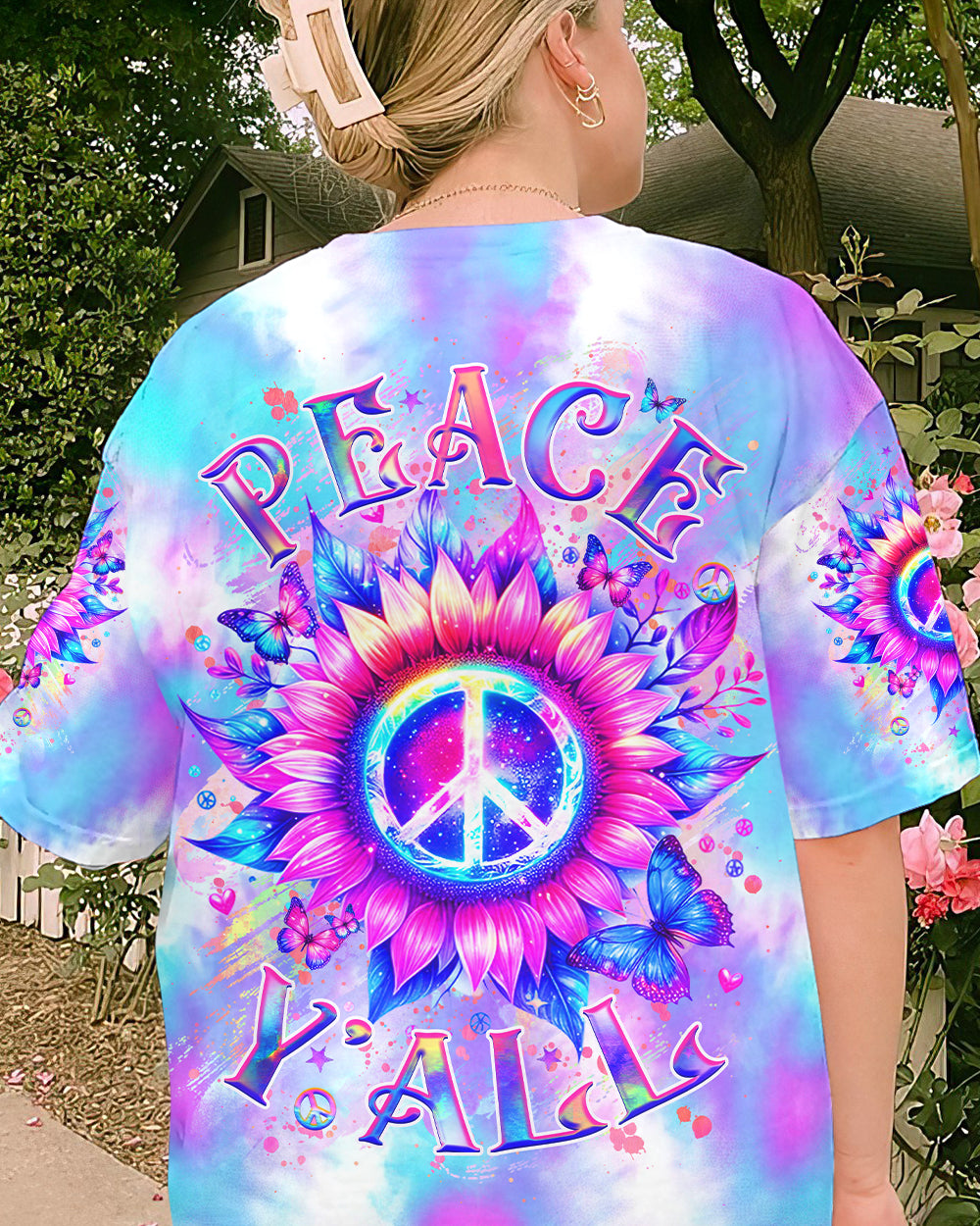 PEACE Y'ALL ALL OVER PRINT - YHHG1405241