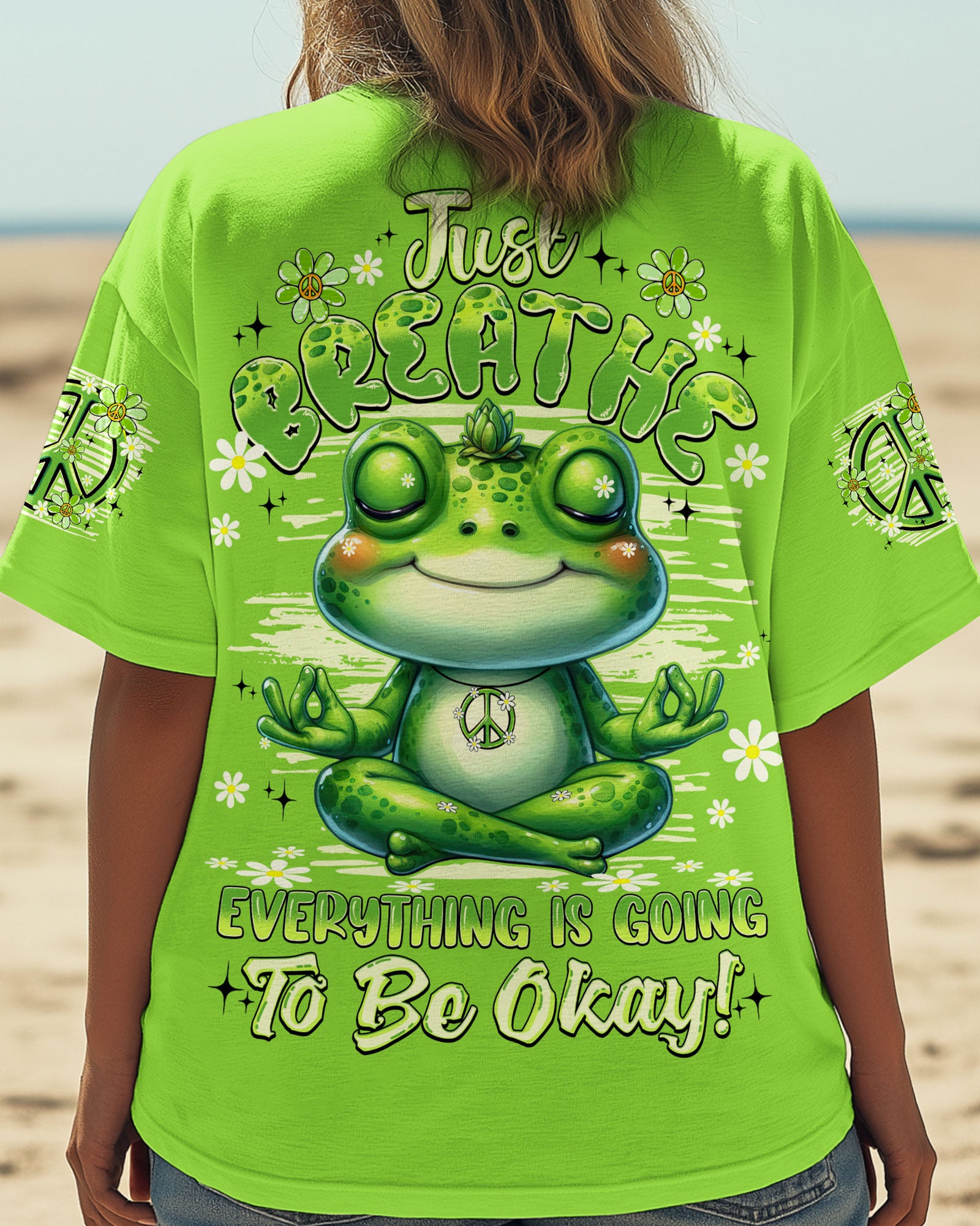 JUST BREATHE FROG ALL OVER PRINT - TYQY3005252