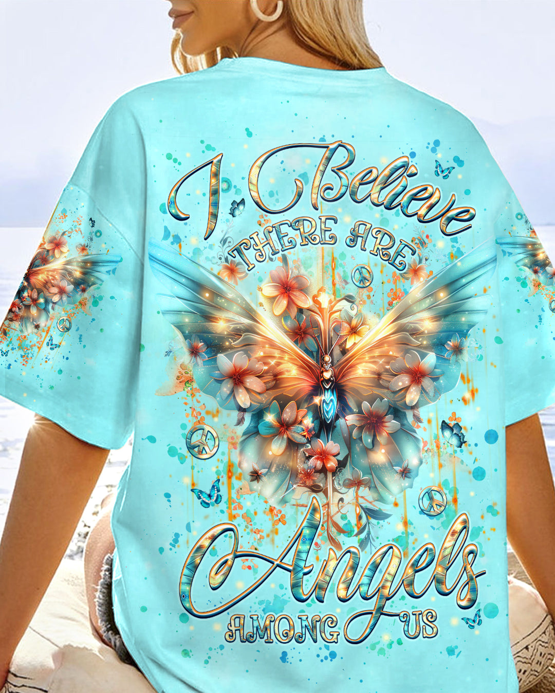 I BELIEVE THERE ARE ANGELS AMONG US ALL OVER PRINT - YHHG2808244