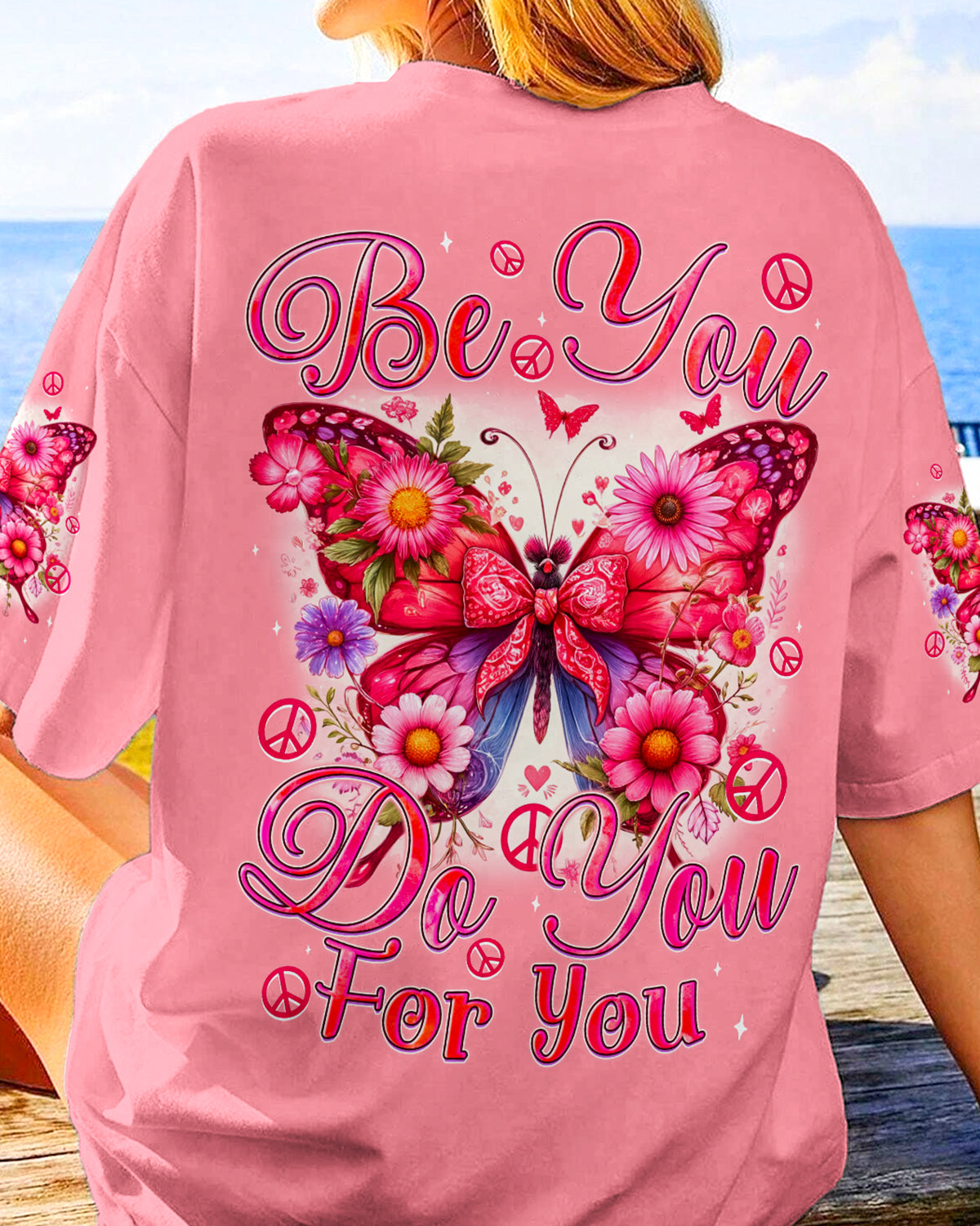 BE YOU DO YOU FOR YOU FLAMINGO ALL OVER PRINT - TYQY2706245