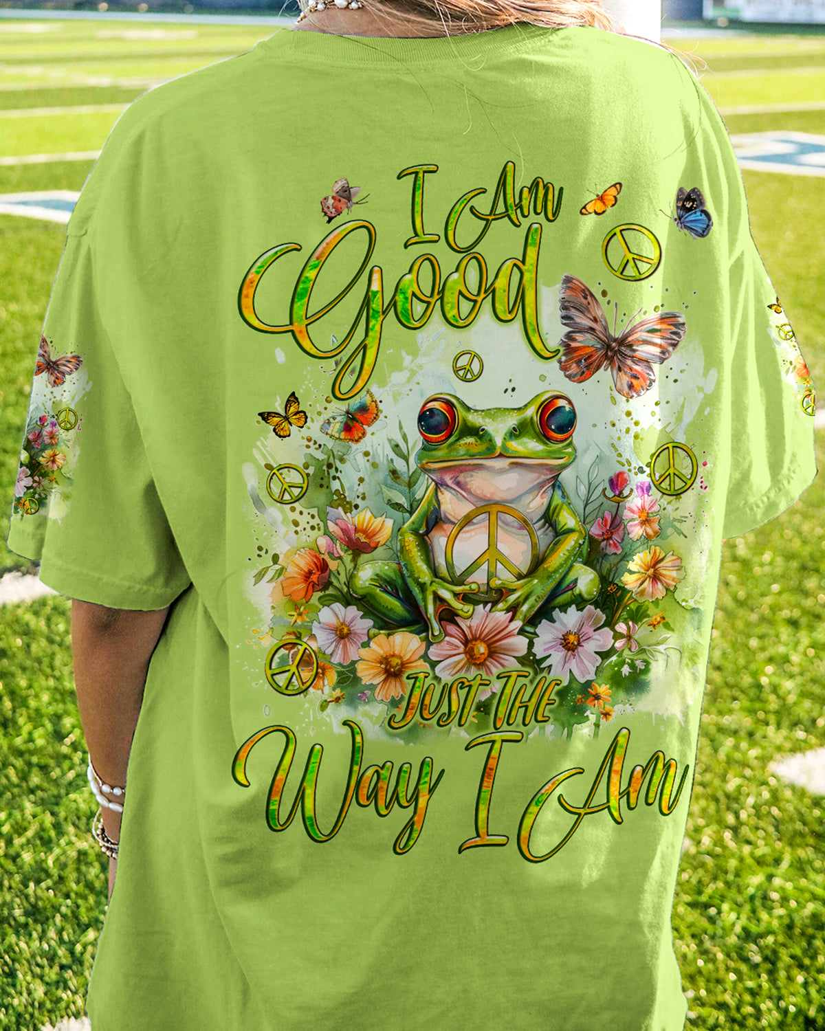 JUST THE WAY I AM FROG ALL OVER PRINT - TYQY0103243
